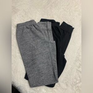 Women’s Gray and Black Bottoms